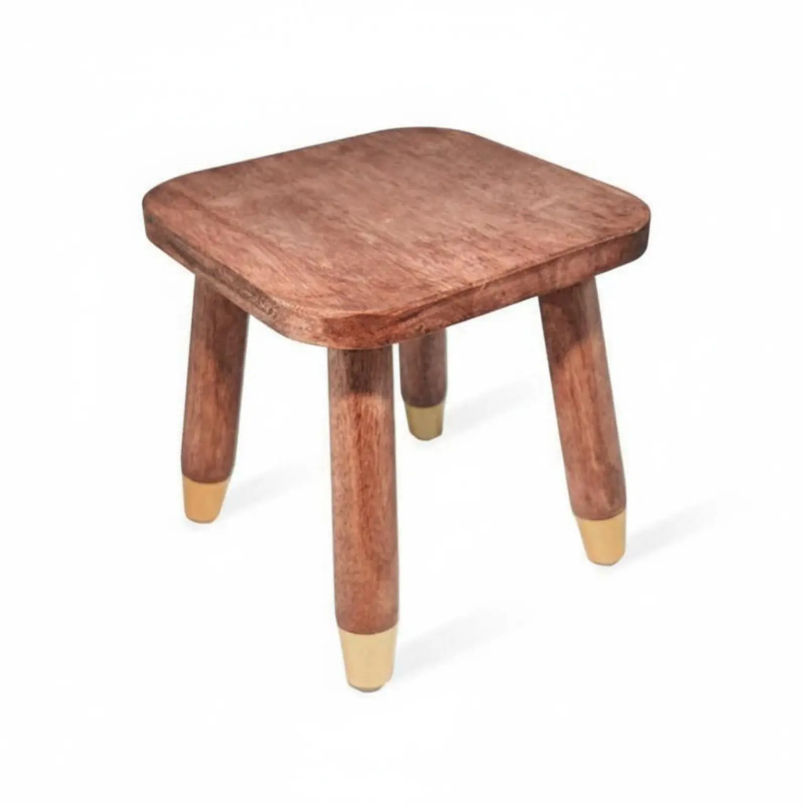 Picture 6: Low Height Stool Multi-Functional Handled Square Stool Fully Assembled Strong Load-Bearing for Entryway, Kitchen