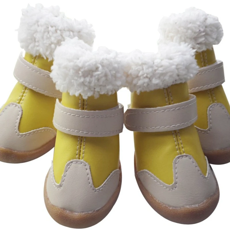 Dog Shoes Teddy Dog Shoes Pet Shoes Puppy Shoes Do Not Fall Off Rain Boots Winter Dog Shoes Sneakers Dog Shoes for Small Dogs