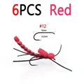 6pcs Red
