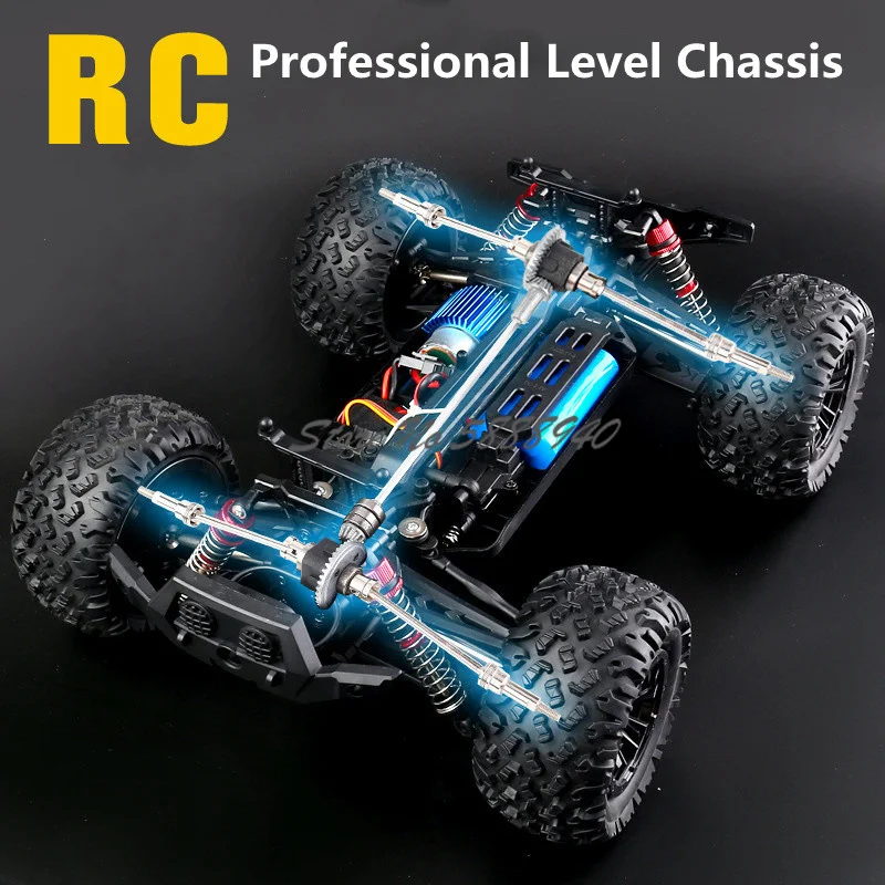 70KM/H High Speed 4WD All Terrain Off-Road Remote Control Truck 1:12 Spring Damping Multiplayer Racing RC Truck Car With Light