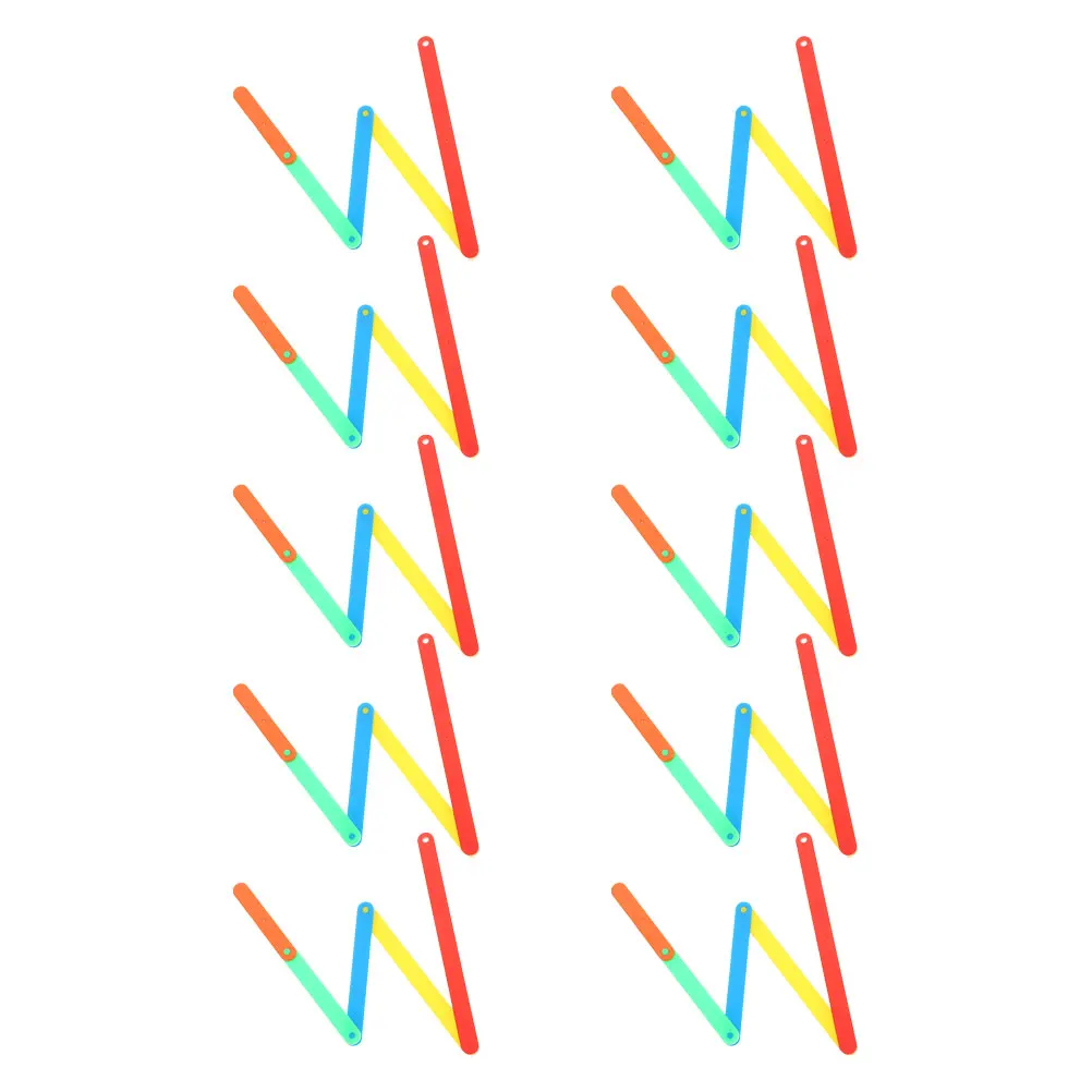 

50 Pcs Angle Manipulation Material Geometric Teaching Tools Classroom Games Kindergarten Math Resources Plastic Supplies Pupils