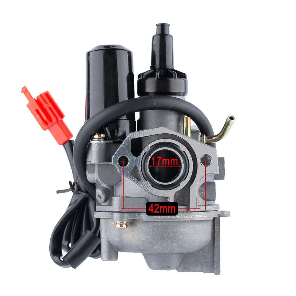 17mm Motorcycle Carburetor 2 Stroke Engine Carb For Honda AF34 AF35 JULIO50 LEAD50 50cc DIO50 ZX50 AF 34 35 DIO ZX 50