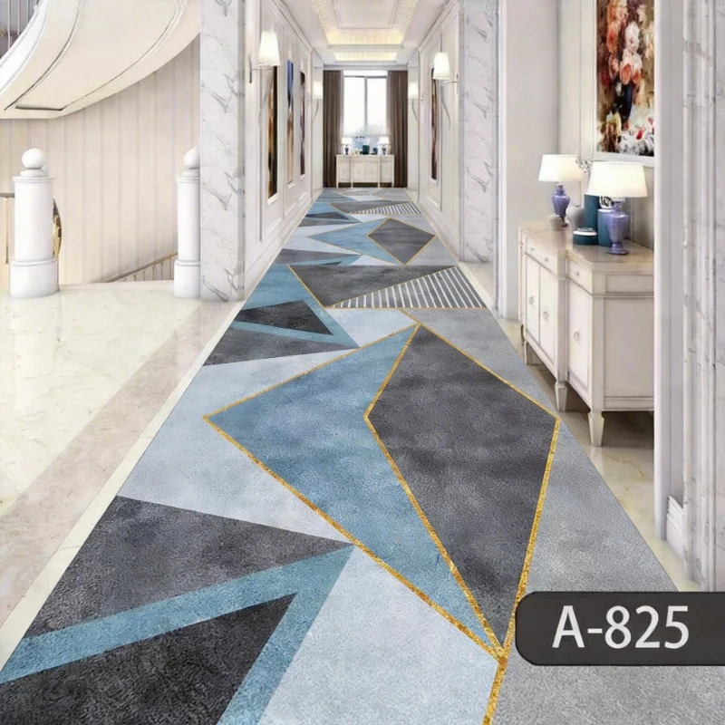 

Ковры в европейском стиле с цветочным узором для коридоров, прихожих, гостиных, лестничных пролетов, настраиваемые напольные коврики, придверные коврики для дома и веранды