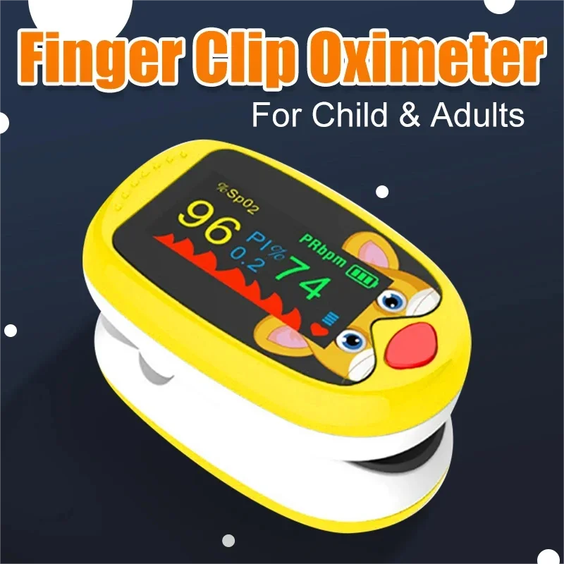 AJC USB digital oximeter of fingers Blood Oxygen Monitor pediatric oximeter adult rechargeable oximeter  OLED  Home Medica