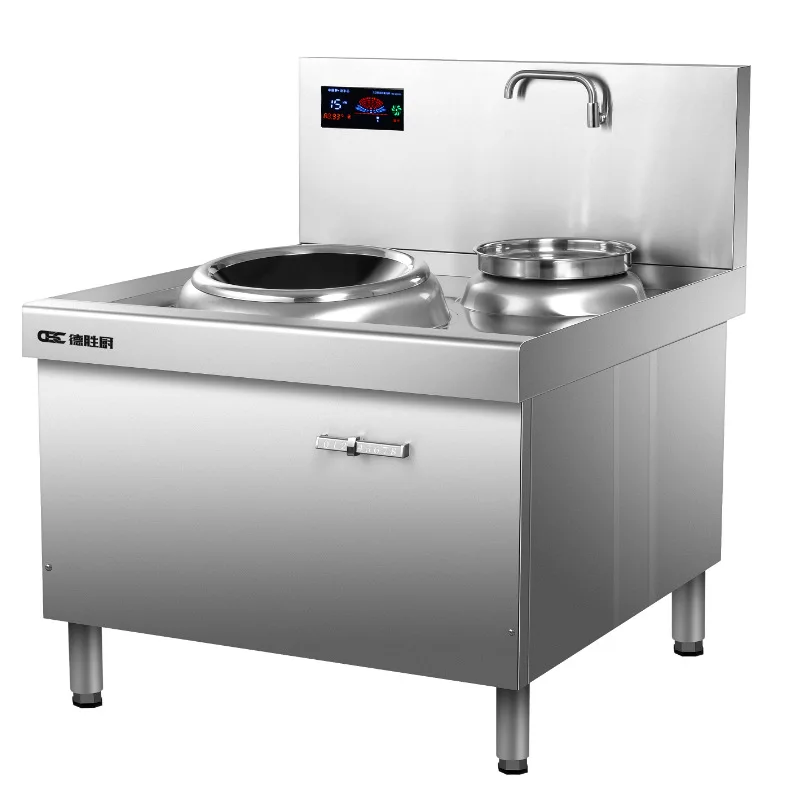 CX commercial induction cooker high power 15KW electric frying stove hotel canteen kitchen concave electromagnetic stove