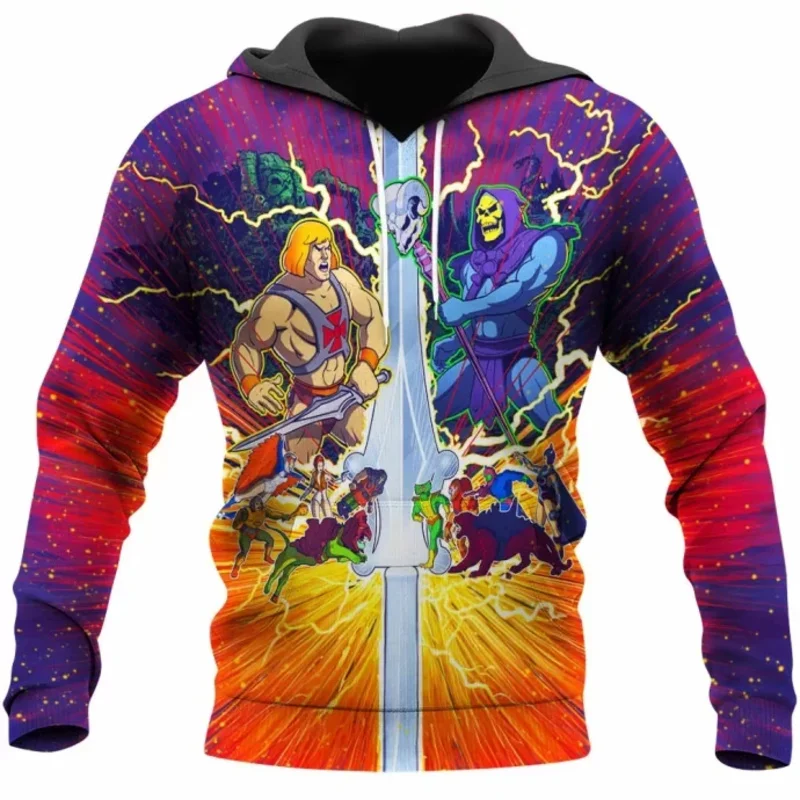 

Anime Masters of The Universe He-Man 3D Print Hoodies Sweatshirts Men/Women Long Sleeve Hoodie Coat Harajuku Tracksuit Pullovers