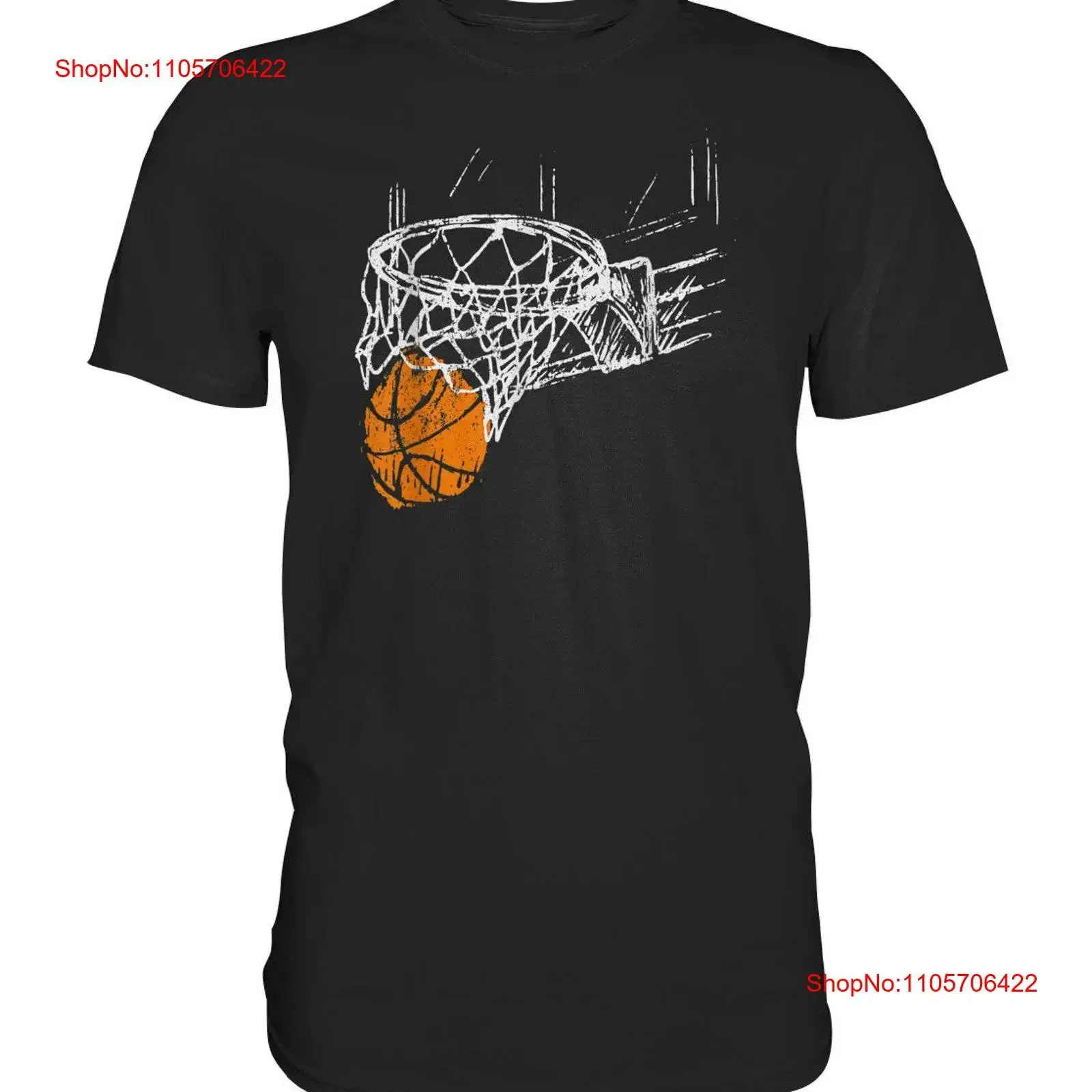Basketball Basketballer Ballsport Basket T Shirt Premium vintage Washed Soft streetwear Unisex Casual Top For Everyday Wear