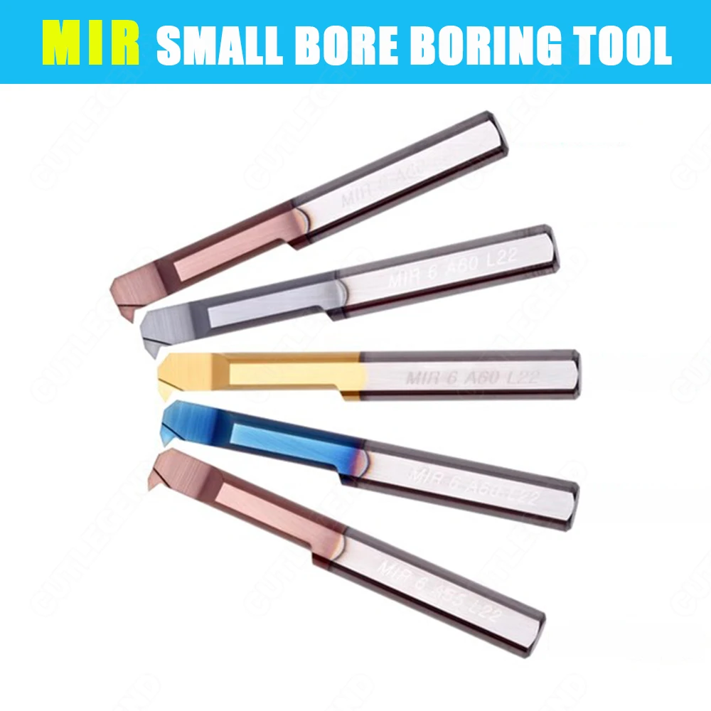 HRC65 MIR small hole thread boring tool MIR3 MIR4 MIR5 MIR6 MIR8 A60 L10 L15 L22 small diameter Carbide thread Tool Boring Bar