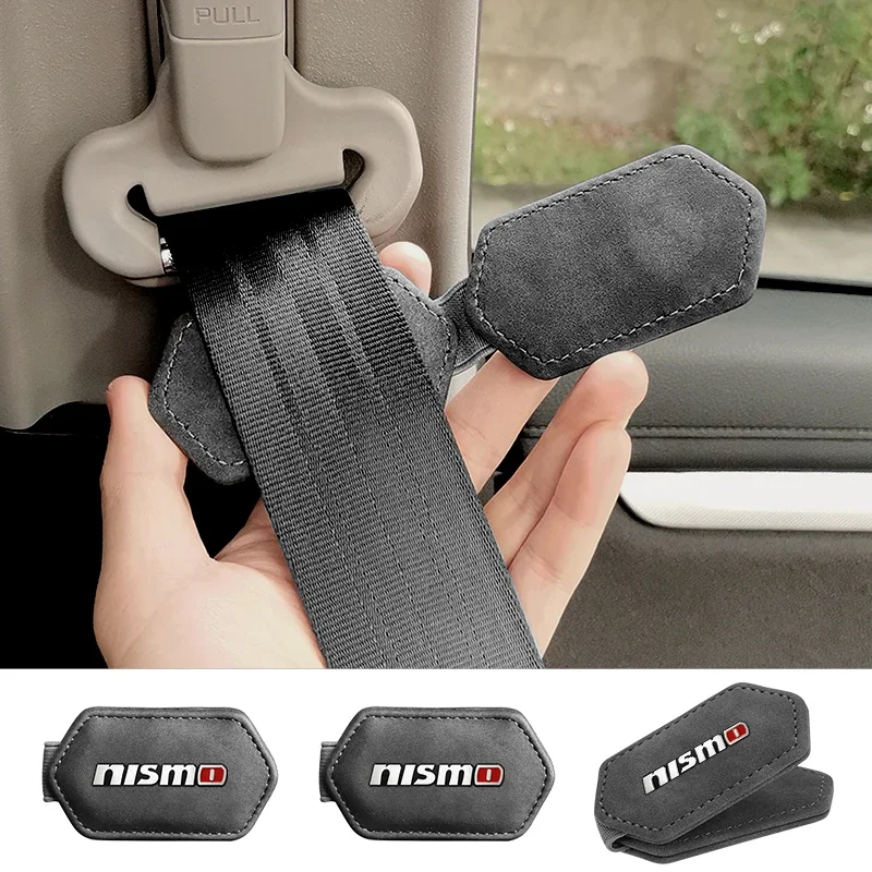 Car Safety Seat Belts Holder Stopper Buckle Clamp For Nissan Nismo Almera Tiida Sunny QASHQAI Skyline Juke X-TRAI MARCH LIVINA