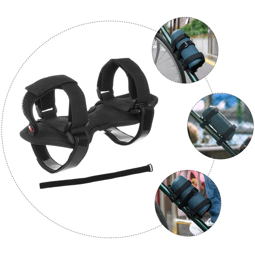 

Bike Speaker Mount High-Class Plastic Nylon Wear Resistant Adjustable Strap Convenient Multi Function Bike Bottle Holder Outdoor