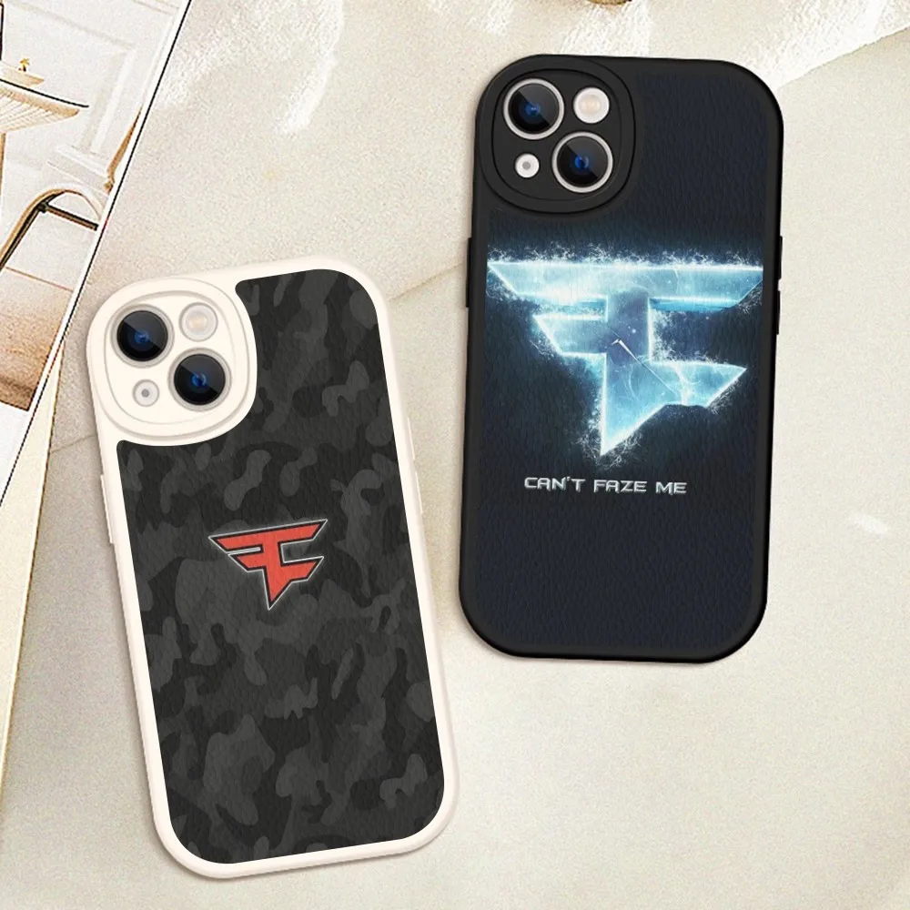 

F-Fa-Ze C-Clan Logo Phone Case Hard Leather For iPhone 16 15 14 13 12 Mini 11 14 Pro Max Xs X Xr 7 8 Plus Fundas