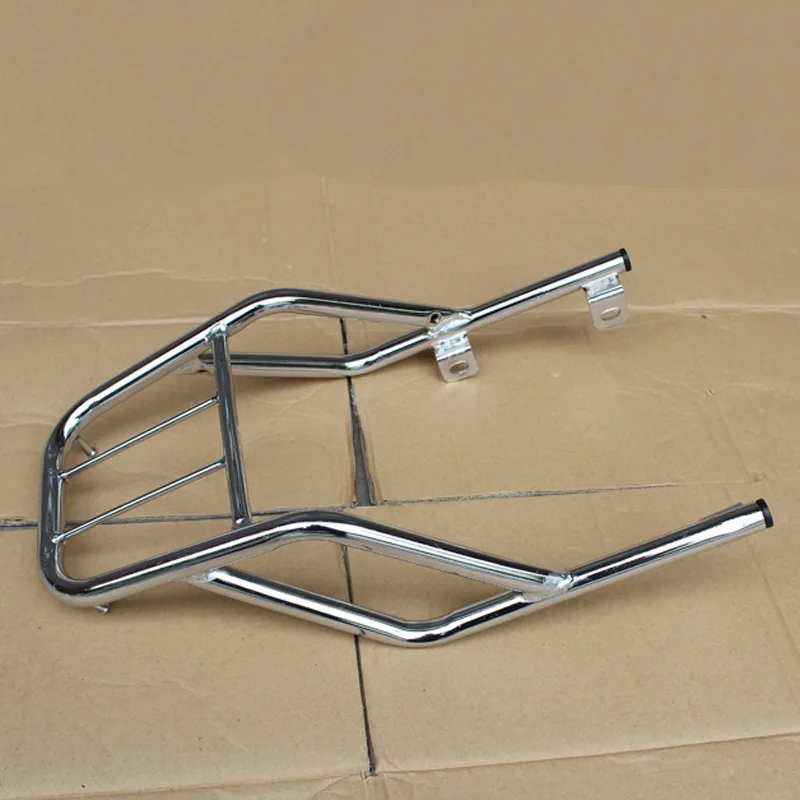 

Motorcycle Cargo Carrier for Suzuki Haojue Qingqi Jingcheng Qjmotor Haojin GS125 HJ125 QS125 QJ125 Motorbike Chrome Rear Bracket