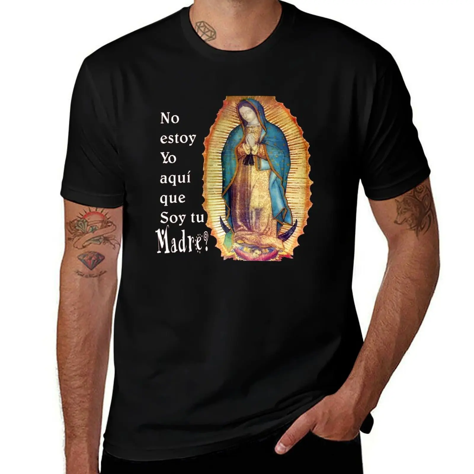Virgen Maria de Guadalupe T-Shirt Outdoor Working T-Shirt