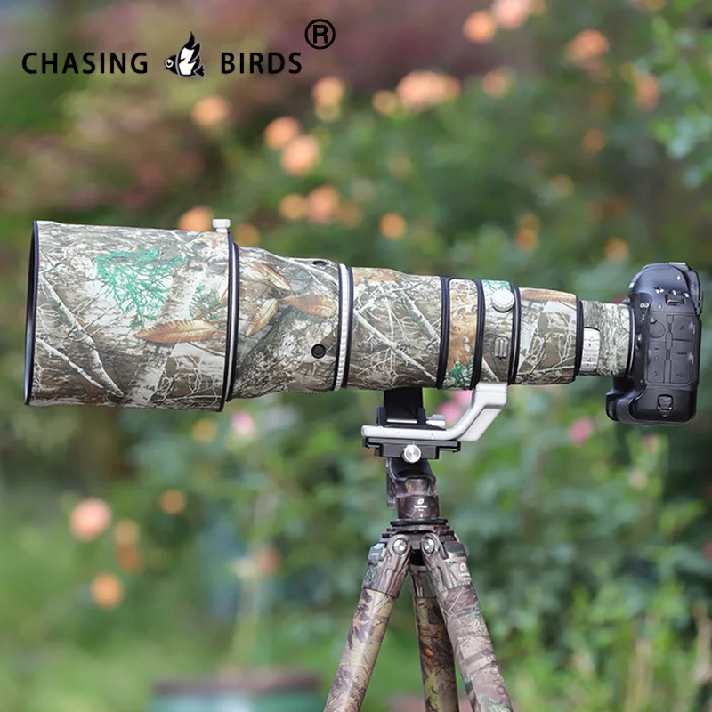 CHASING BIRDS camouflage lens coat for CANON EF 600 ｍｍ F4 L IS II USM elastic waterproof and rainproof lens protective cover