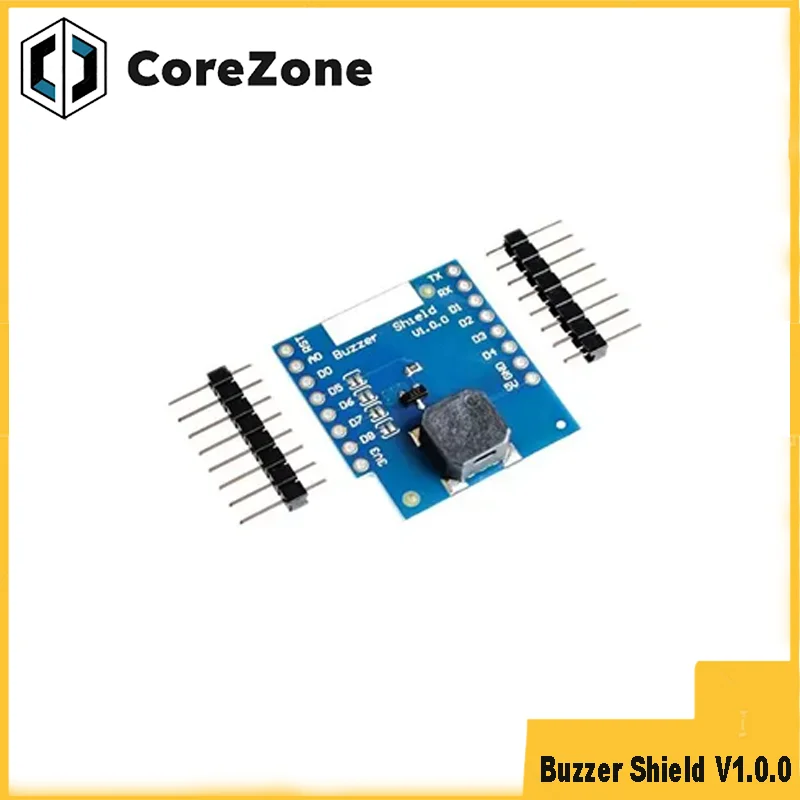 Buzzer Shield V1.0.0 for WEMOS D1 mini buzzer expansion board