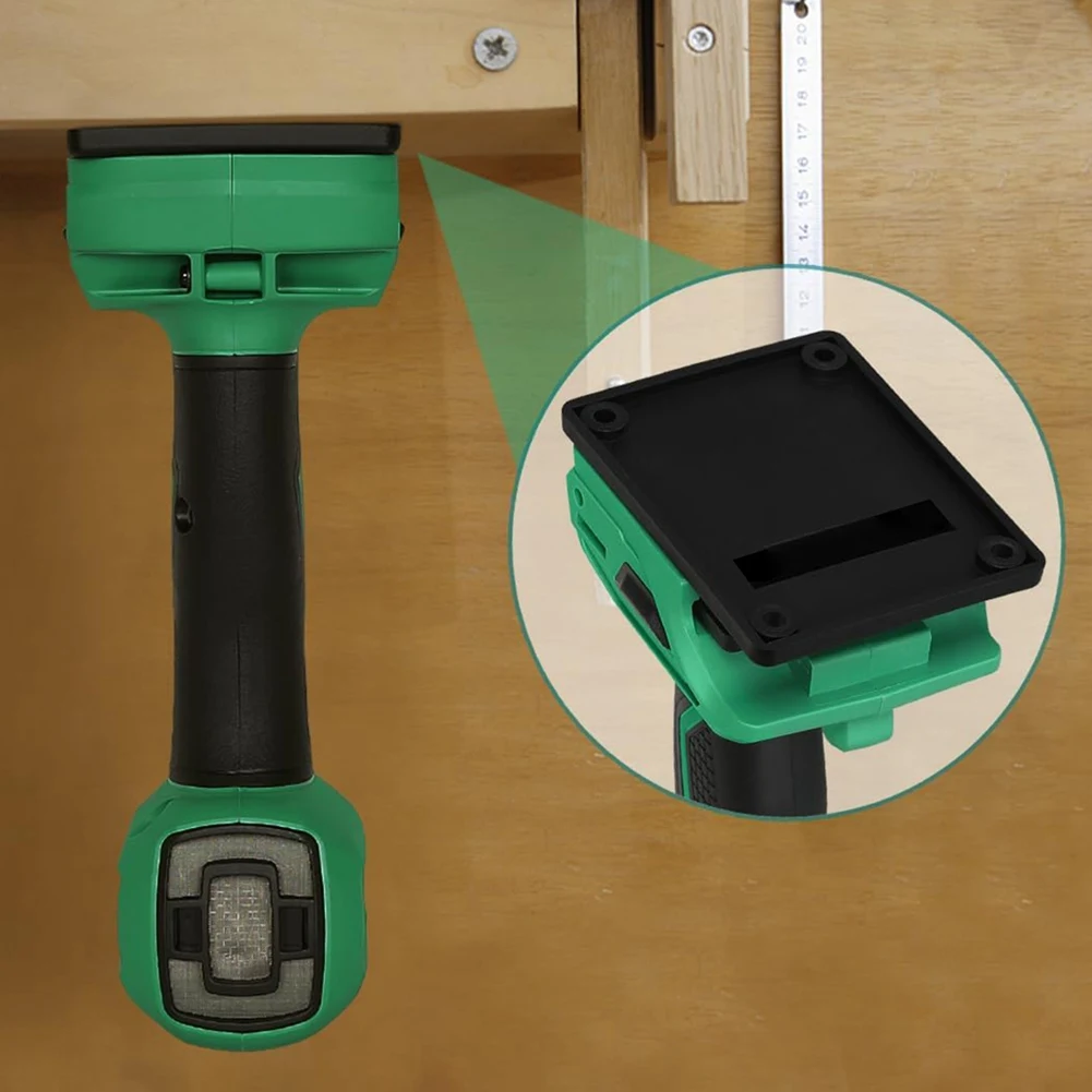 5Pcs Wall Mount Holder Tool Storage Rack Bracket Fixing Devices For Hitachi/Hikoki/Metabo HPT 18V 36V Power Tool Durable Green-B