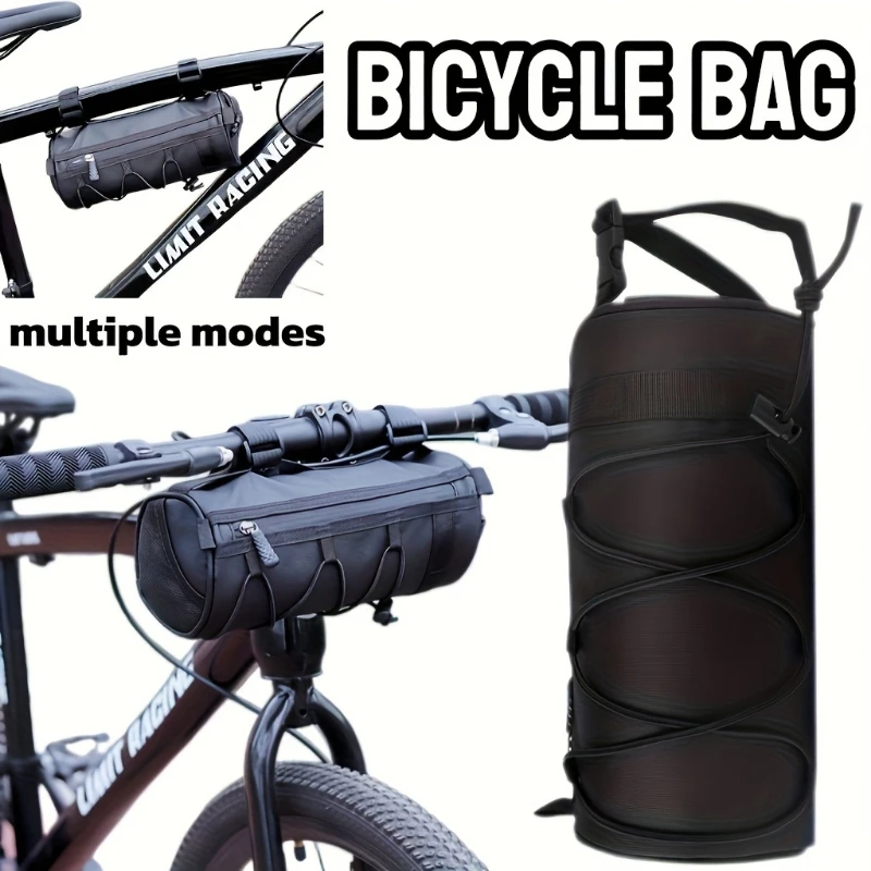 

‌ Водонепроницаемая велосипедная рама - сумка Mtb Top Tube + сумка для подседельного штыря, многофункциональное хранилище для велосипеда 3-в-1 для горного велосипеда