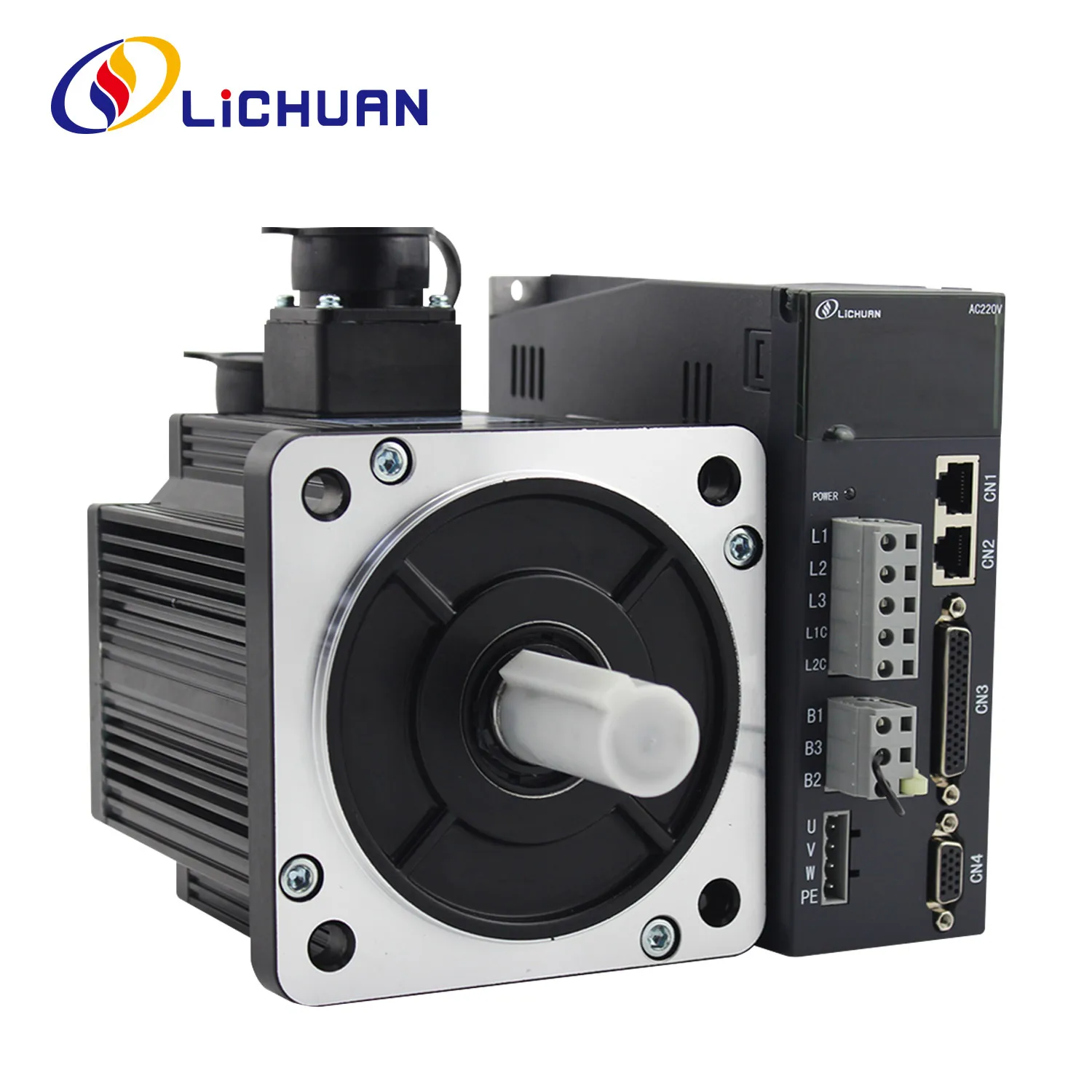 

Lichuan A4 220V 4~13.5A 1000~3800W AC Servo Motor Controller 1000/1500/2000/2500rpm 4/5/6/7.7/10/15N.m AC Servo Motor Driver Kit