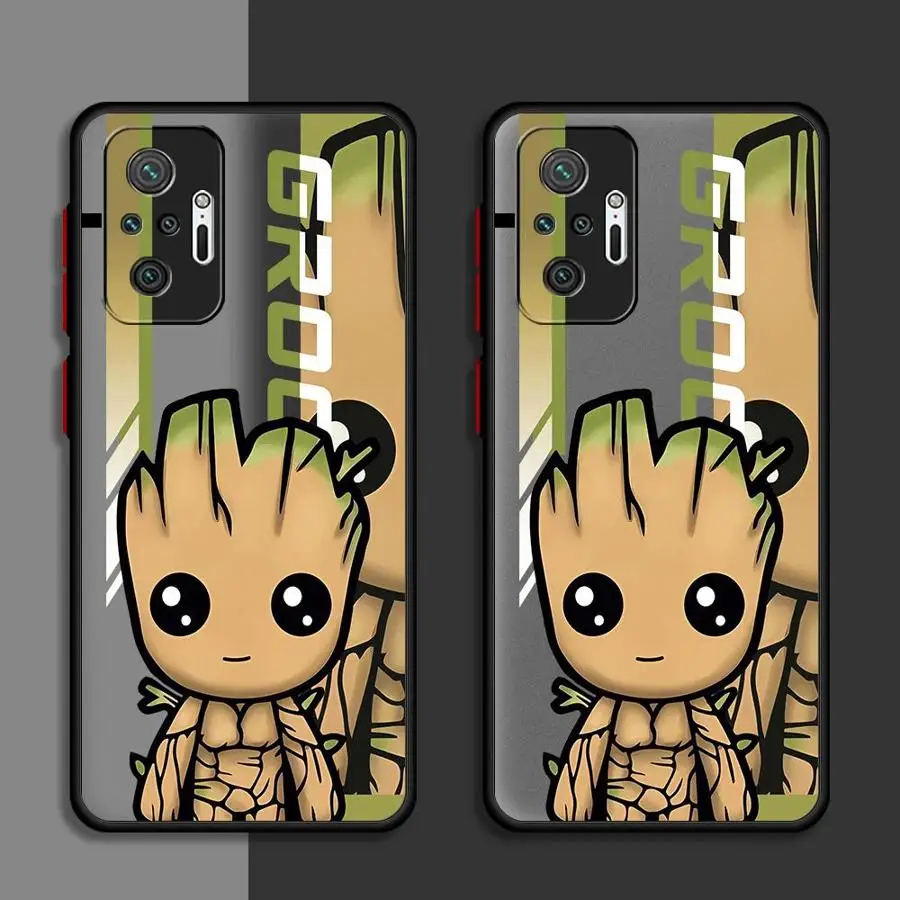 Marvel Comics Groot Funda blanda para Xiaomi Redmi 10A 9A 10 A2 9 9C K40 Pro 10C A1 9T