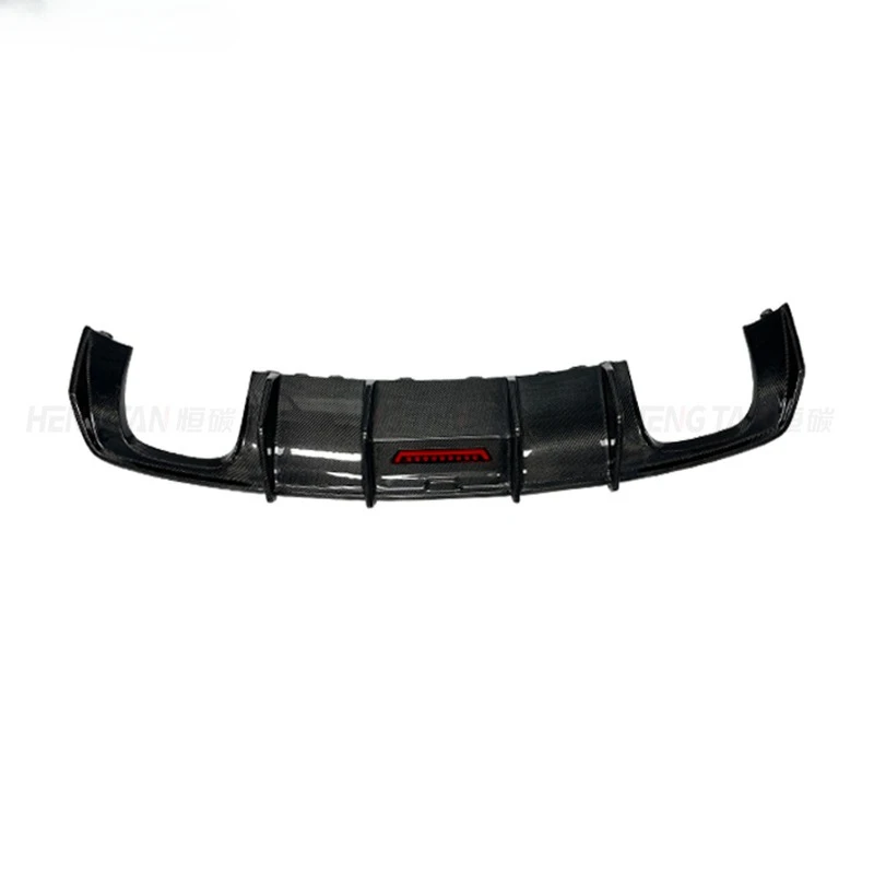 

Подходит для Audi A7 SLINE S7 12-15, модифицированная задняя губа из углеродного волокна, двойная задняя лопата, аксессуары для подбородка