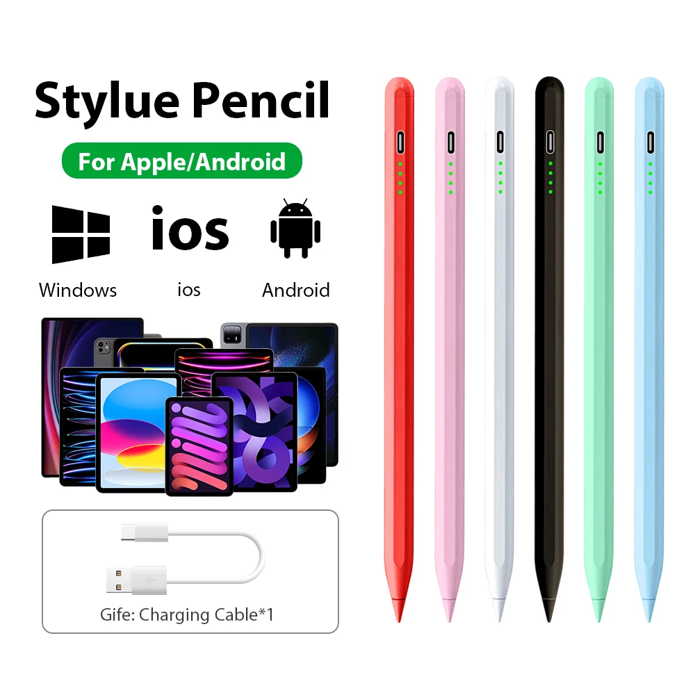 Universal Stylus Pen For Android IOS Touch Pencil Screen Capacitive Pens For iPad Huawei Xiaomi Redmi Phone Tablet Drawing Pen