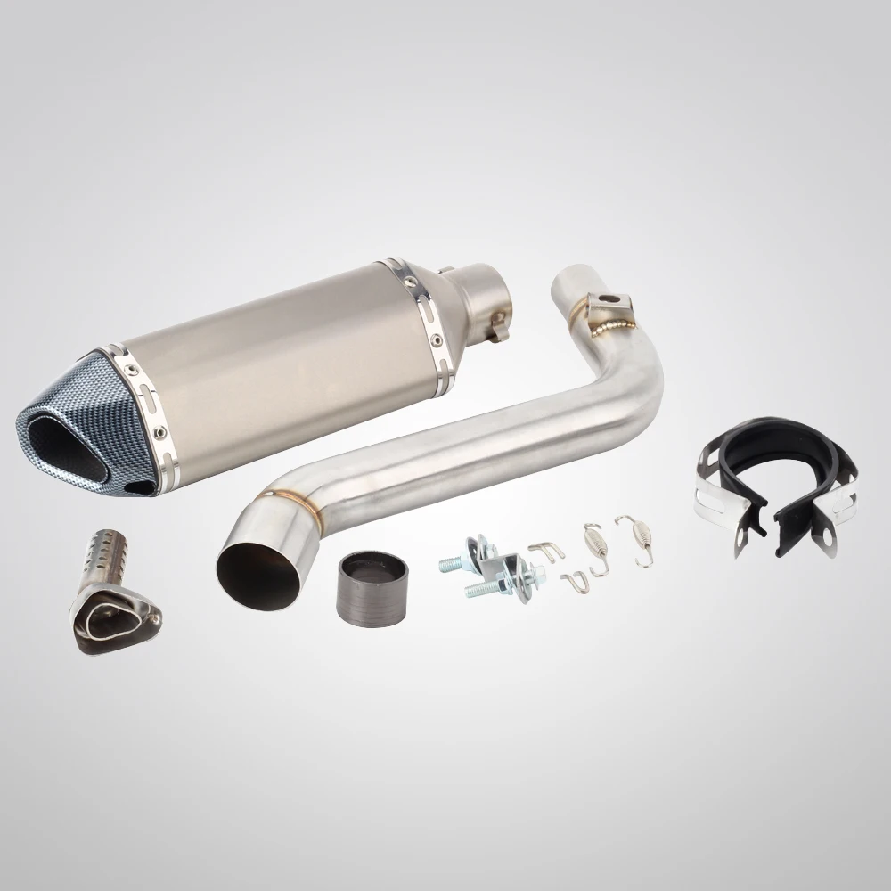 For Suzuki DR 650 SE 1996-2024 Motorcycle Exhaust Middle Link Pipe Slip-on