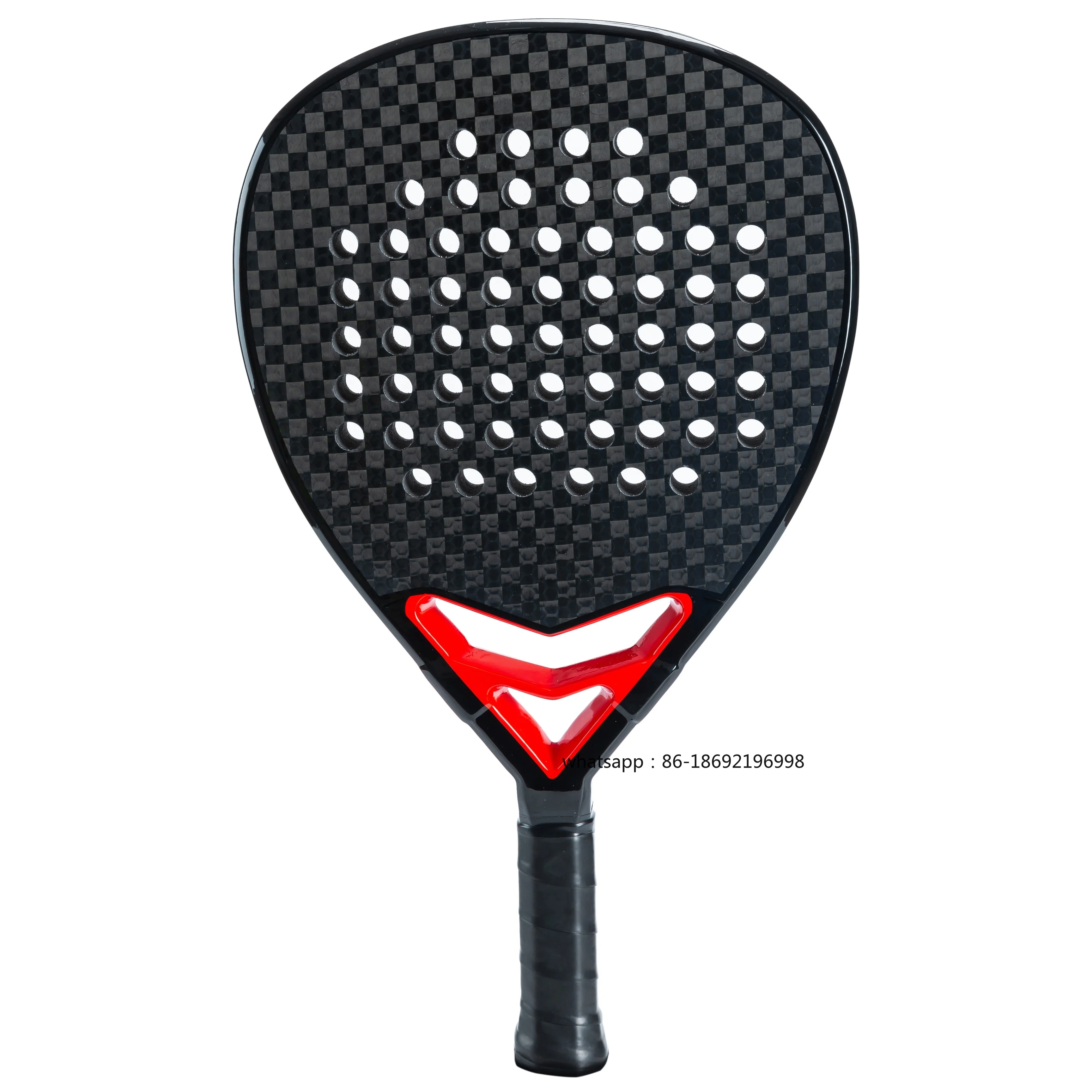 Customized Design Diamond 12K Carbon Padel Racket Low MOQ
