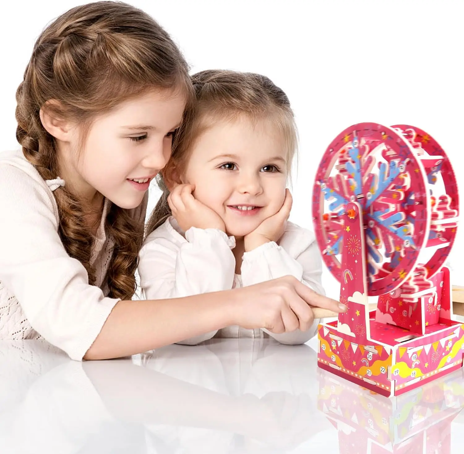 Ciência Criação STEM Ferris Wheel Puzzle Toy Kits para Crianças, Pacote Educativo para Meninos e Meninas, Presente de Natal e Aniversário, Idades 6 +