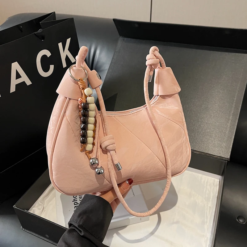 

Fashion Small Crossbody Bags for Women 2026 Summer Trend Designer Leather Handbags and Purses Small Simple Shoulder Bucket Bag