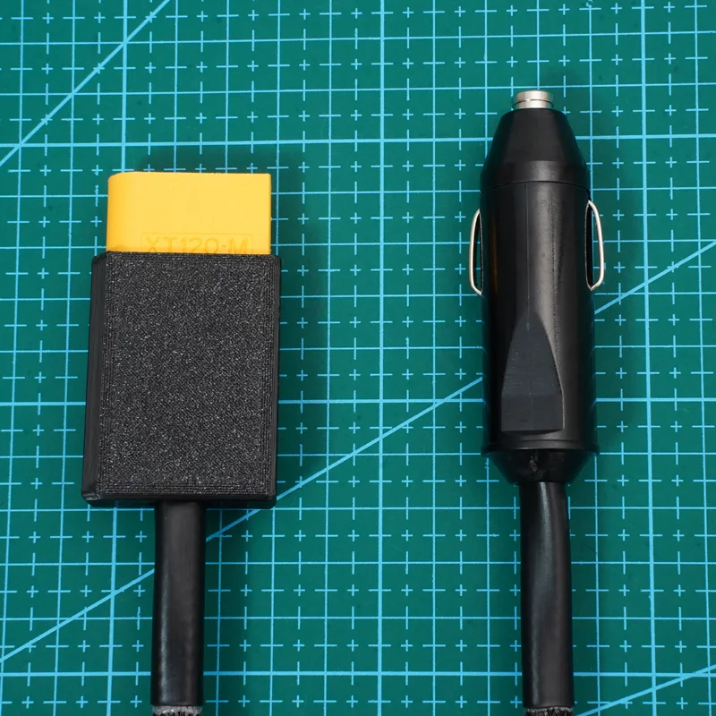 1PC 2meters XT120-M SDC to Cigarette Lighter Vehicle On-Board Charging Cable fr DJI Power1000mini 12V/120W 24V/240W Adapter Wire