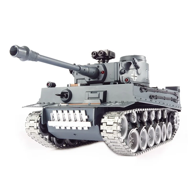 Op afstand bestuurbare tank voor kinderen Legering Track Type Metaal Kan waterbommen lanceren Cadeau Cadeau Op afstand bestuurbare tank Afstandsbediening