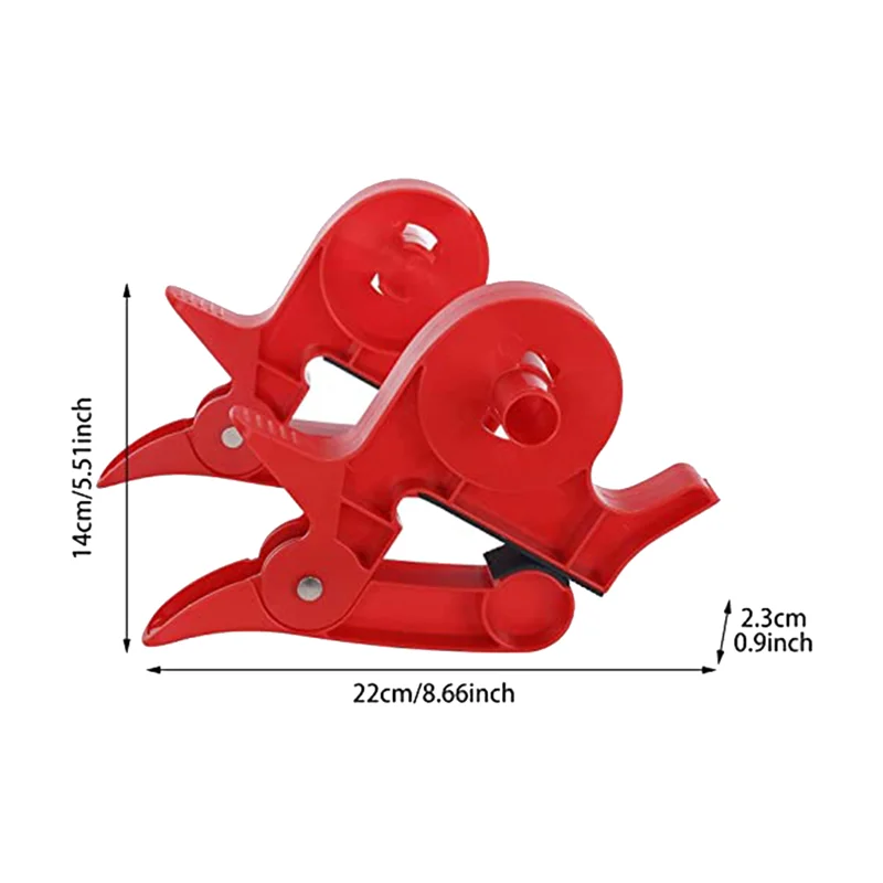 Soporte de cinta de 2 uds., abrazadera de mesa de papel para envolver Navidad, herramienta de embalaje de regalo de mesa, dispensador de cinta para envolver Navidad