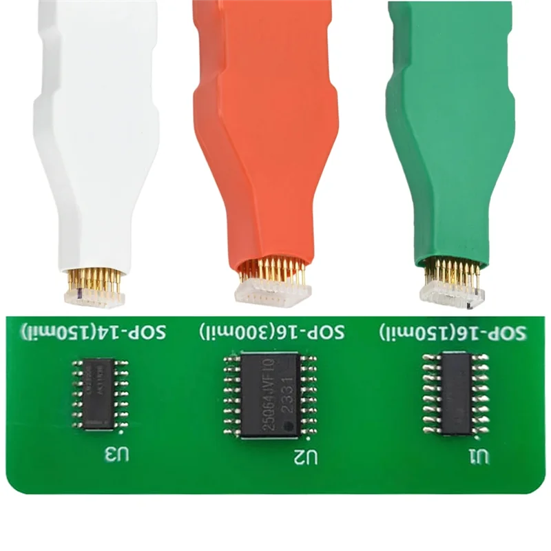 A13E-Abnehmbares Design Flexibles Kabel Chip Burn Write Probe Micro Chip Pogo Pins Download Line Programmer