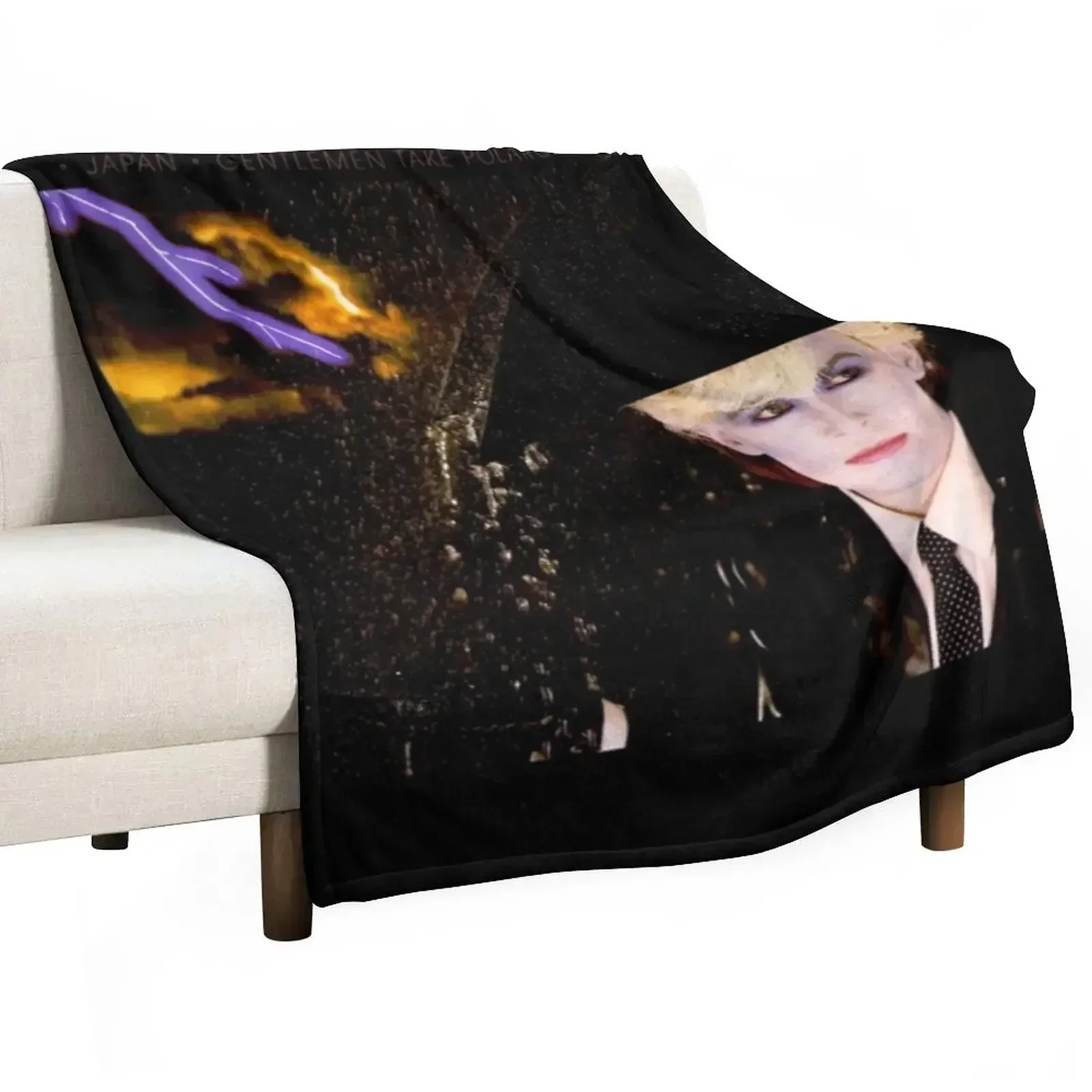Japan Gentlemen Take Polaroids Throw Blanket Tourist Loose blankets ands Fashion Sofas Thins Soft Plush Plaid Blankets