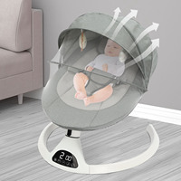 Baby Electric Swing Baby Rest Chair Rocking Chair with Bluetooth Music Remote Control Intelligent Dynamic Sensing System