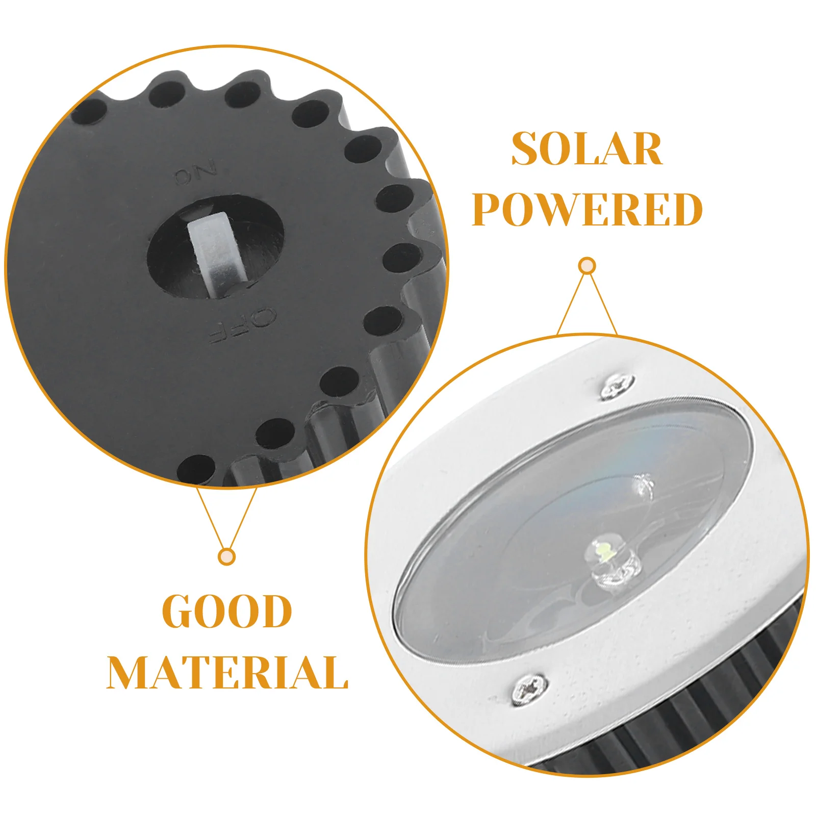 

4pcs Solar LED Ground Lights Stainless Steel Outdoor Yard Lawn Pathways Walkways Solar Powered Lighting Solution