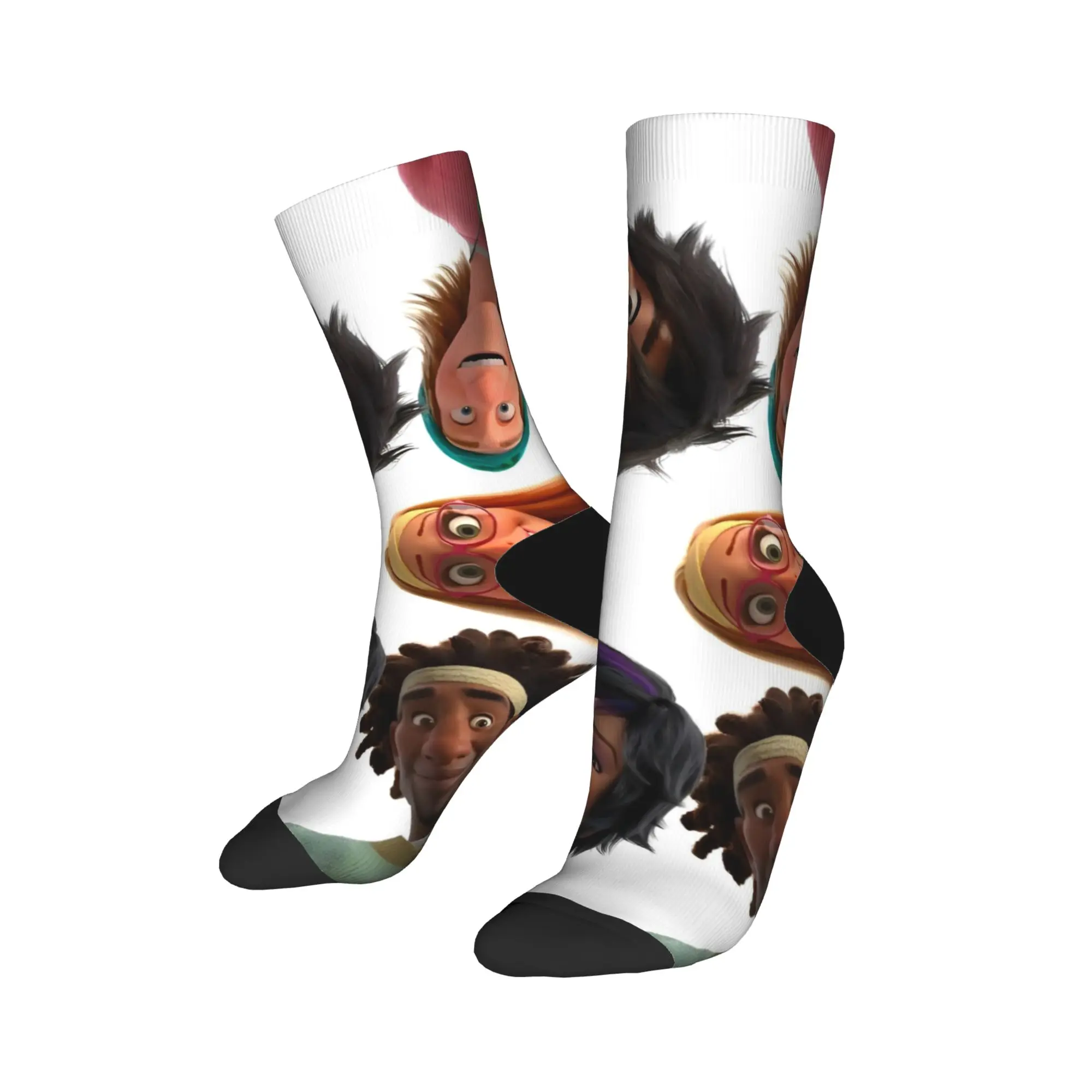 Big Hero 6 Cartoon Socks  Gothic Stockings Adults Men Comfortable Outdoor Sports Socks Spring Printed Anti Bacterial Socks