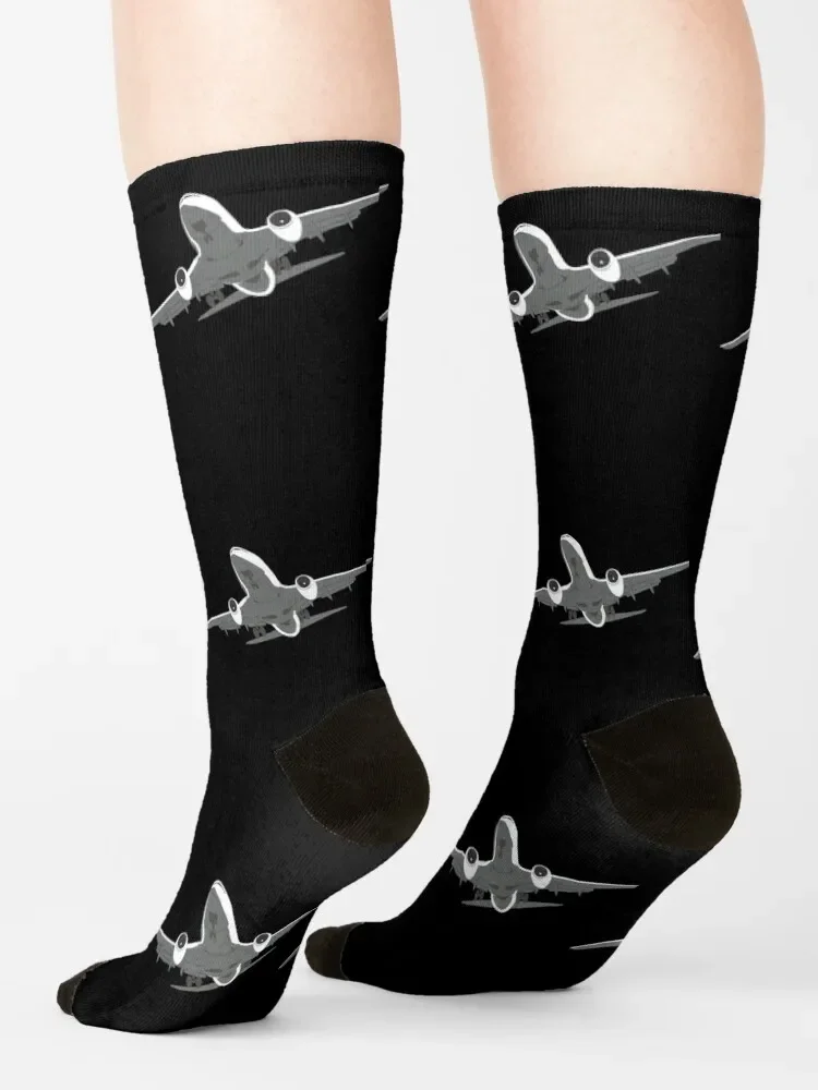 Pilot Jet Flugzeug Socken lose Strümpfe Socken Mädchen Männer