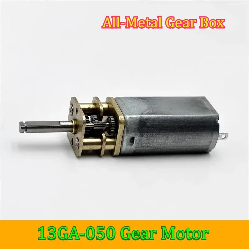 Micro 13GA-050 DC Reduction Motor DC 3V 5V 6V 7.4V 140RPM All-metal Gear Box Precious Metal Brush Micromotor for Diy Smart Car