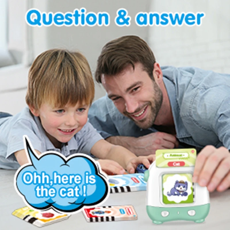 Kinder Cartoon Puzzle Aufklärung Karte Früherziehung Maschine Baby kognitive Muster Tier Lernmaschine