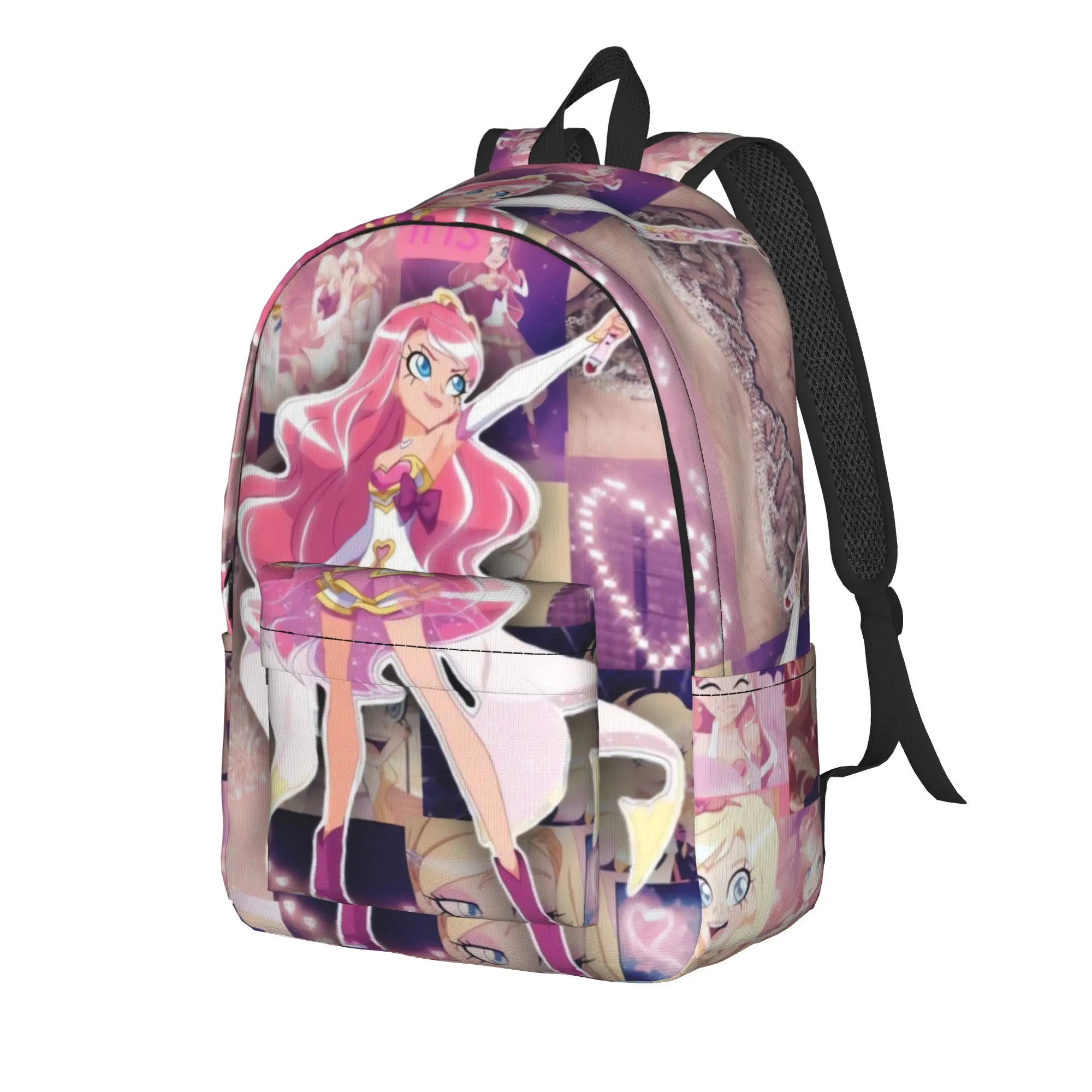 LoliRock Backpack Boy  Print Backpacks Polyester Stylish School Bags Sport Custom Rucksack
