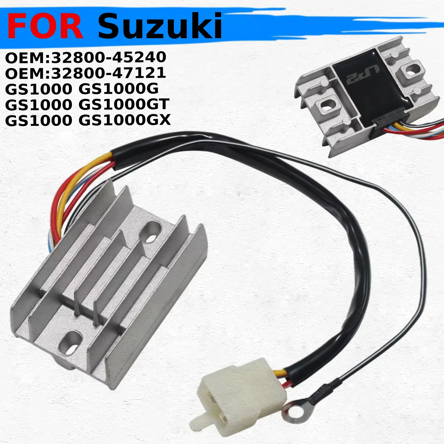

Motorcycle Voltage Regulator Rectifier For Suzuki GS1000 GS1000G 1980 GS1000GT 1996 GS1000GX 1999 32800-45240 32800-47121 Moto
