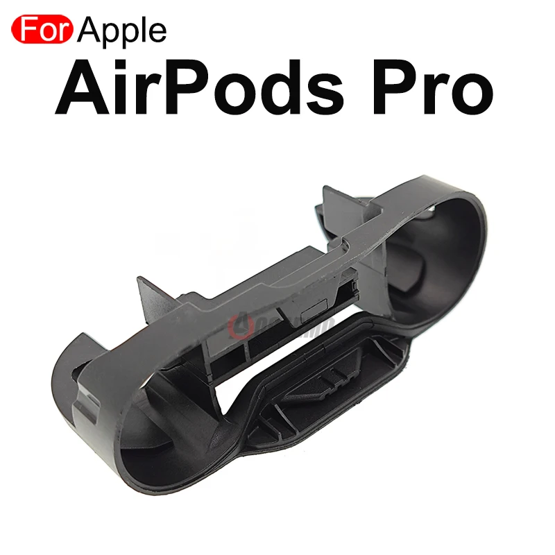 Aocarmo For Apple AirPods 3 Pro Pro2 Battery Holder Black Plastic Bracket For Charging Case Battery Box Compartment Repair Part