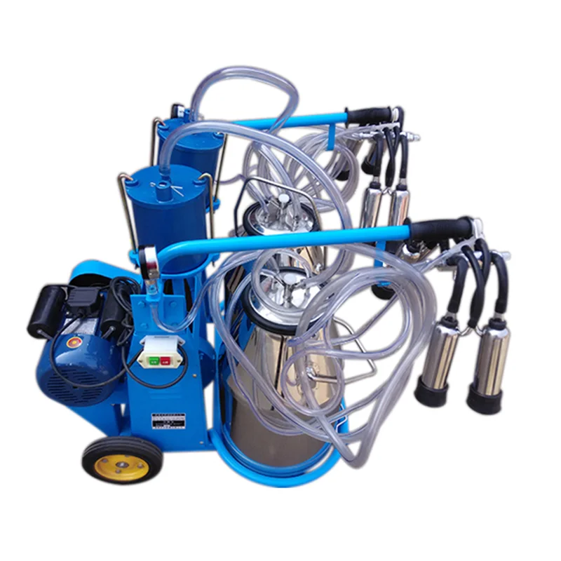 Milker Vacuum Milking MachinesPortable Double Bucket Electric