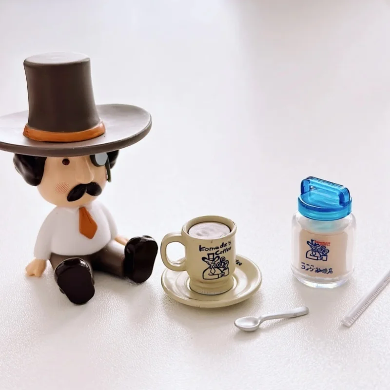Bandai Eyewear's Original Series Komeda Coffee Shop's Second Blind Box, Desktop Case, Figurine, Model, Birthday Gift