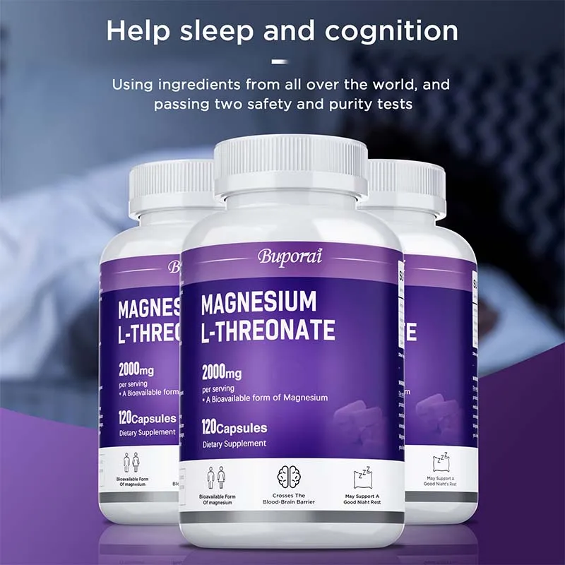 

Magnesium L-Threonate — поддерживает сон и когнитив, способствует здоровью мозга, памяти, концентрации и познания, для глубокого сна