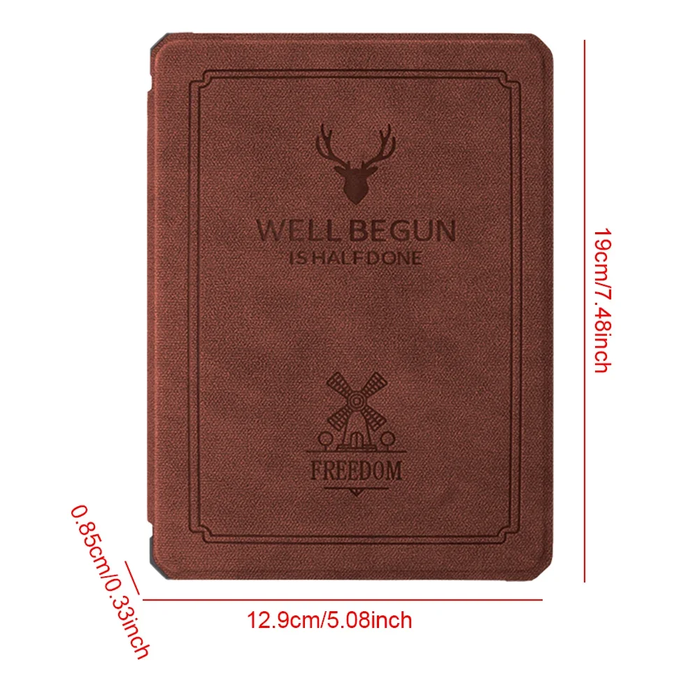 For Kindle Paperwhite 12th Gen 2024 7Inch Ebook Smart Cover Protective Case Auto Sleep Wake Shockproof Ebook Protector Sleeves