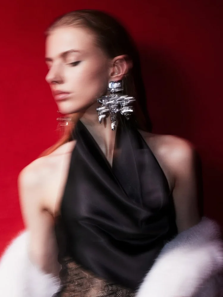 Ahagaga ファッション Hlater レディース マキシドレス ソリッド サテン レース パッチワー スリムフィット ボディコン セクシー バックレス エレガント パーティー ドレス