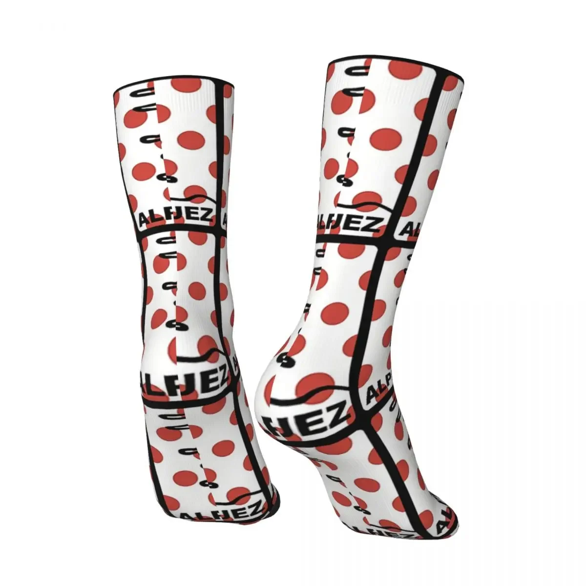 Hip Hop Alpe D'Huez King Of The Mountains Crazy Men Women Socks bicicletta Bike Harajuku Happy Crew Sock calzini da basket