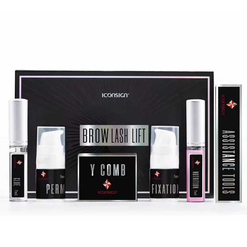 Ikonsign Augenbrauen lift profession elle Augenbrauen lift Kit Brauen Dauerwelle Augenbrauen Kit Augenbrauen Make-up Tools Drops hipping Großhandel und anpassen